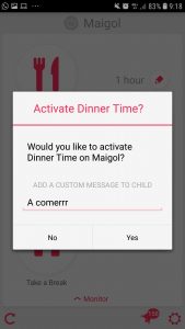 dinnertime
